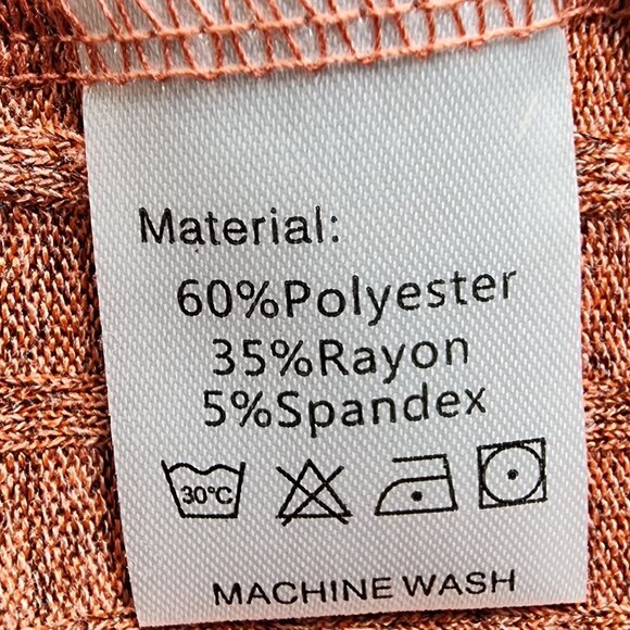 Womens Large ANYJOIN Knit Sweater Dress Long Sleeve Knee Length Pockets NEW - Picture 4 of 10